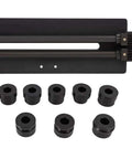 Bead Roller Sheet Metal Machine 18 Inch With 6 Die Sets Rotary Beading Tool For Metal Sheets shown with handle and dies