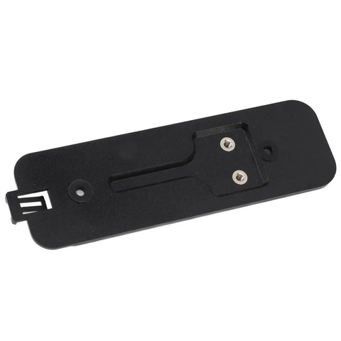 Black back plate from Video Doorbell Backplate Replacement Kit With Easy Install Mount Accessory In Black Includes Back Plate Six Screws
