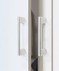 10 Pack 5 Inch Cabinet Pulls Brushed Nickel Finish With Stainless Steel Tubes For Kitchen Cabinets And Bathroom Hardware Drawer Handles