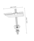 Heavy Duty Toggle Bolt Installation Kit With Adjustable Clamping For Drywall And Hollow Walls Includes Wing Nut Orchid Clip