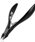 Half Jaw Cuticle Clippers For Pro Grade Nail Care Stainless Steel Cuticle Cutters With Double Spring Precision Nail Dead Skin Remover Tool