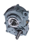 Plug And Play Fifteen Inch Shaft Mounted Gearbox Speed Reducer Direct Swap For Model 615 Units Premium industrial gearbox with steel casing and shaft.