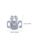 Cute 20 Pack Cabinet Latches With Spring Loaded Ball Catch Hardware For Closet And Cupboard Doors Super Easy Push Lock Installation, small silver latch.