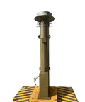 Beefy 10M Vehicle Mount Telescopic Mast For High Load Signal Lighting Equipment, Multi-Section Lift Stand on striped base