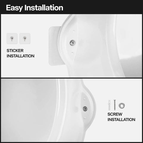 Heavy Duty Plastic Urinal For Men Indoor Outdoor Use Waterless Urinal With Urine Diverter Easy Install No Mess shown with installation options