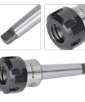 Collet Chuck Holder For CNC Lathe And Milling Machines, High Speed Steel Taper Shank Tool Holder, 1 To 16mm Clamping Range, Compatible With MTA2 Tooling System, Rock Solid Grip, Low Vibration, High Precision, MTA2-ER25