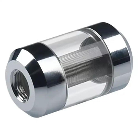 Solid Brass Dual G1 4 Spiral Water Cooling Filter Fitting For PC Build Anti Corrosion Precision Double Port Threaded Connector.