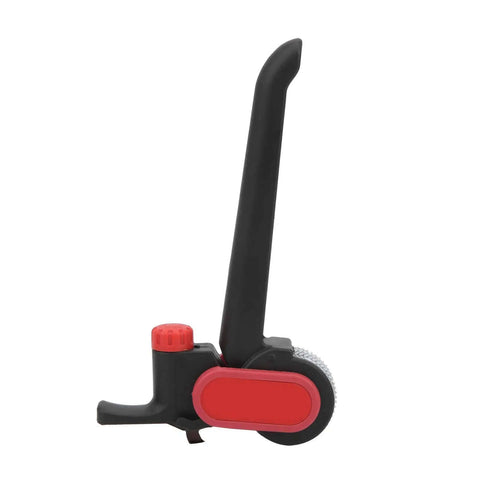 Side view of Heavy Duty Cable Stripper And Cutter Kit With Adjustable Depth To Five Millimeters, black with red accents.