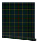 Built Tough Heavy Duty Textured Vinyl Wall Covering Custom Printed Leather Look Design in plaid pattern, 2x27 feet.