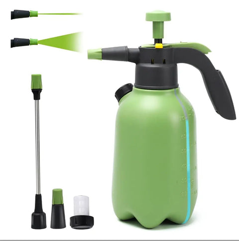 Half Gallon Garden Pump Sprayer With Adjustable Nozzle For Plants, Lawn And Yard, Handy Hand Pump Spray Bottle For Watering