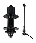 8 9 10 Speed Rear Wheel Hub For MTB And Commuter Bikes With 6 Bolt Disc Quick Release Lightweight Aluminum Black Finish Sealed Bearings