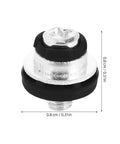 Close-up of M3 screw from Ten Piece Laptop Hard Drive Screws Kit M3 Miniature Computer PC Case Screws Black Replacement Set for HDD Repair
