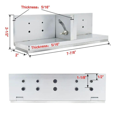 Beast Knife Sharpening Jig for Belt Grinder and Belt Sander, adjustable 90 to 135 degrees, rust-proof aluminum
