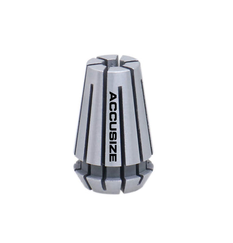 Close-up of ER11 collet from 7 Piece ER11 Collet Set For CNC Milling And Lathe Work Range 1/32 To 1/4 Inch 0.0004 Inch Concentricity.