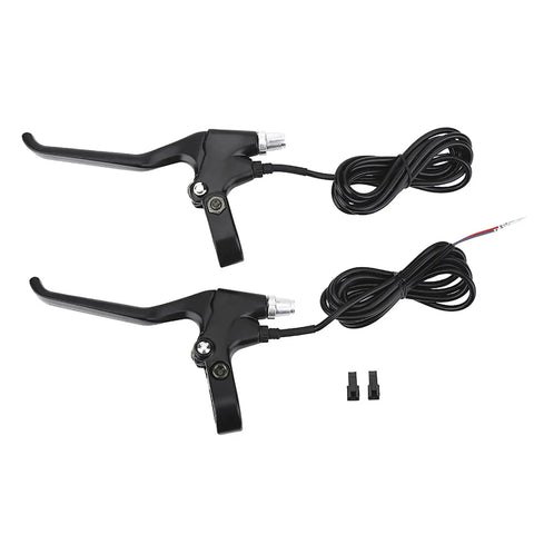 Electric Bike Brake Lever Replacement Kit Two Wire Left And Right Handles Aluminum Alloy Durable Braking Levers for 22mm