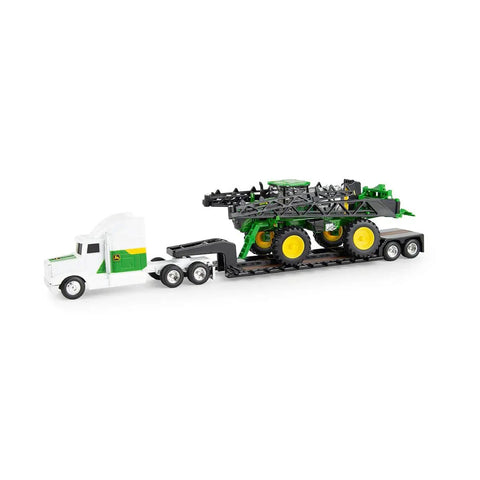 612R Self Propelled Sprayer Toy With Unfolding Booms And Hinged Ladder Rear Boom Raises And Lowers One Sixty Fourth Scale Semi Truck
