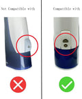 Comparison of compatible and not compatible water flosser ports for Replacement Power Cord For Water Flosser WP360 WP360W WP450 WP450W 3V SixPointFiveFeet Adapter