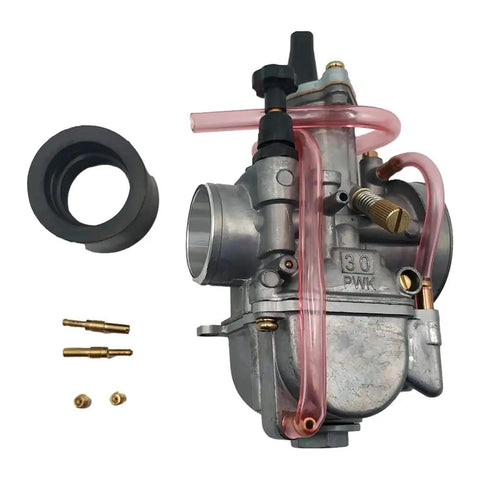 34mm PWK34 Racing Motorcycle Carburetor Kit For KX80 KX85 KX100 KX125 Dirt Bikes Quad ATV Go Kart Premium Metal Replacement