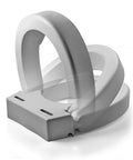Hinged Elevated Toilet Seat White With Three Inch Lift Adds About Three To Four Inches Of Height For Easier Sit And Stand No Fuss