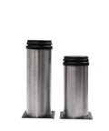 Adjustable Stainless Steel Furniture Legs Set Four Pieces For TV Stands Desks Cabinets Beds And Sofas Round Feet That Stay Silent Rock Solid Beefy
