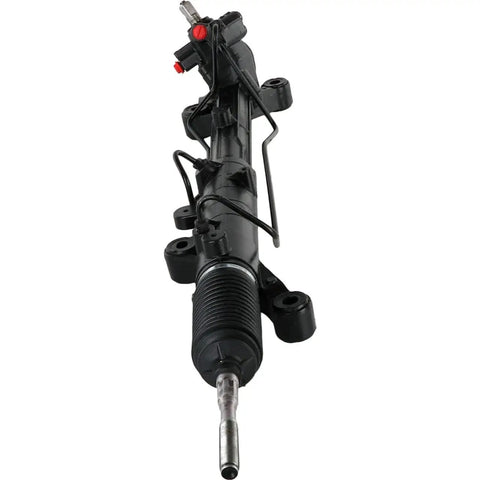 Front 3 Piece Rack And Pinion Kit For 2007 2014 Ford Edge And Lincoln MKX Hydraulic Power Steering Replacement With Tie Rods Heavy Duty Build Plug And Play Ready To Install, black rack and pinion unit