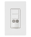 Maestro Dual Tech Dual Circuit Occupancy Sensor Switch For Single Pole No Neutral Required 6 Amp White front view
