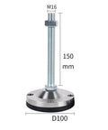Heavy Duty Adjustable Furniture Leveling Feet 6 Pack Rotating Table Legs Wobble Knocker for solid support, 150mm height.