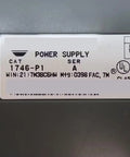 Label on AC To DC Power Supply Unit For Modular Control Systems Panel Mount Plug And Play Ready Rugged Sealed In Box MRO Spare Part