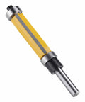 Get The Ultimate 2Pc Flush Trim Router Bits With Hardened Carbide Blades For Smooth Woodworking Projects And Precise Edge Trimming Using This Killer 1/4 Inch Shank Set Today! - 1/4 inch shank flush trim router bit with carbide material.