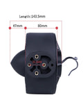 Beefy 800W Underwater Thruster Propulsion side view with dimensions 143.5 x 165 mm for RC boats and submarines