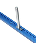 Must Have Track Knob Kit And Track Bolt Set For Woodworking Jigs And Fixtures With Miter T Track Jig Accessories on blue track