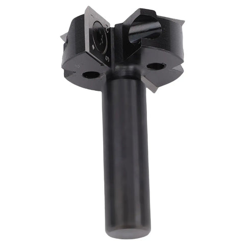 Professional Surfacing Bit With Solid Carbide Construction Built For Smooth Spoilboard Finishing In Woodworking Shops and Heavy Duty Router Projects That Keep Your Workshop Running Hot, 1-1/2 inch diameter, solid carbide.