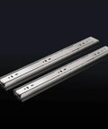 16 Inch Heavy Duty Soft Close Drawer Slides With Full Extension Ball Bearing Runners, Side Mount, Zinc Plated Steel, 100 Lb Capacity