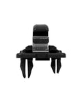 Front view of Interior Black ABS Plastic Sun Visor Hook Clip Bracket For Audi A1 A3 A4 A5 Q3 Q5 S3 S4 S5 TT RS3 RS4 RS5 Exeo 2009 To 2014