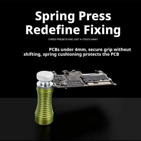 Magnetic Soldering Helping Hands Set With Four PCB Holders And Magnetic Pillar Stands for securing PCBs under 4mm