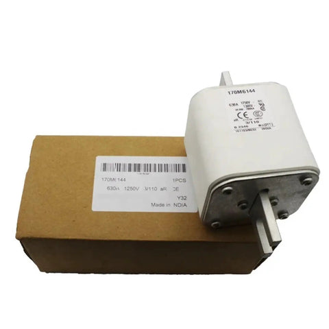 Premium Electric Component Car Fuses Holder Thermal Box for 170M6144 fuses on brown box, suitable for vehicle circuit protection.