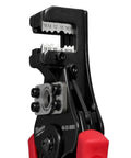 Close-up of Automatic Wire Stripper Cutter for Quick One-Handed Insulation Removal Up to 1 Inch, showing leverage mechanism.