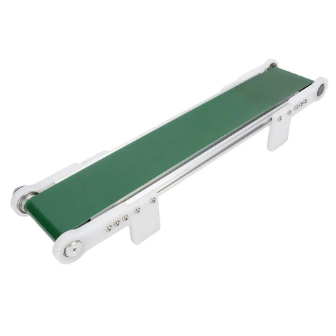 Mini Electric Conveyor Belt With Adjustable Speed 0-116 RPM PVC Belt Compact Automation Tool For Food Electronics And Pharma Moves Up To 11 Lbs Smooth Like Butter