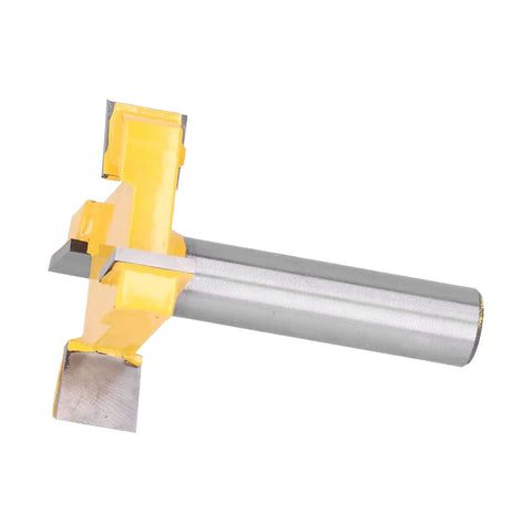 Top Tier Strong Hardened Steel 4 Flute Surfacing Router Bit With Anti Rebound Design For Smooth Wood Milling And Planing Tasks