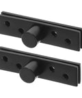 Close-up of Hidden Door Pivot Hinges 360 Degree Heavy Duty Concealed Floor Pivot for Wooden Cabinets and Secret Doors.