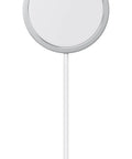 MagSafe Wireless Charger With Fast Charging For IPhone 12 And Later, 1 Meter Cable, magnetic disc front view