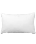 Blue Building Brick Print Throw Pillow Cover For Kids And Gamers 12x20 Inch Construction Block Pattern Cushion Case For Playroom Home Decor Perfect Gift For Boys And Girls, white front view