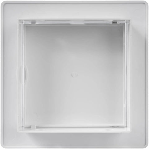 4 X 4 White Square Access Panel For Drywall Made From Tough Abs Plastic With A No Sweat Setup That Drops Right In Fast