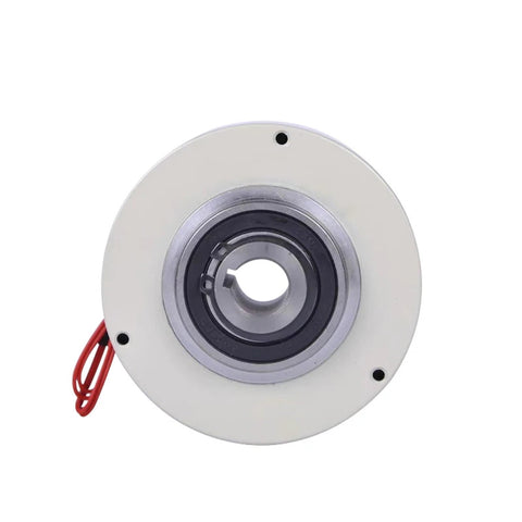 Front view of Small Hollow Magnetic Powder Clutch Brake 24V Electromagnetic Coupling With Tension Controller 0.3 To 2.5 Kg Load Range Type 2
