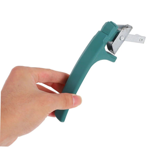 Heavy Duty Oven Handle Replacement For Commercial Kitchen Equipment, ergonomic green handle for easy grip and heat safety.