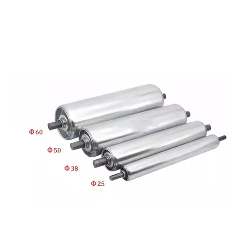 Cool 1Pcs Non Powered Roller For Assembly Line Conveyor Gear Perfect For Manual Material Moving With Smooth Spin And Easy Install For Light to Medium Weight Loads, showcasing four rollers of varying sizes.