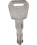Three Pack Ignition Keys 1115-500016-00 Compatible With Big Joe Electric Pallet Jacks E30 EZ30, silver key with number 118 visible