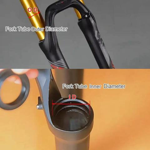 Front Fork Dust Seal Kit For Mountain Bikes Fits 28.6 30 32 34 35 36mm Suspension Forks Oil Seal And Wiper Set With Sponge Rings