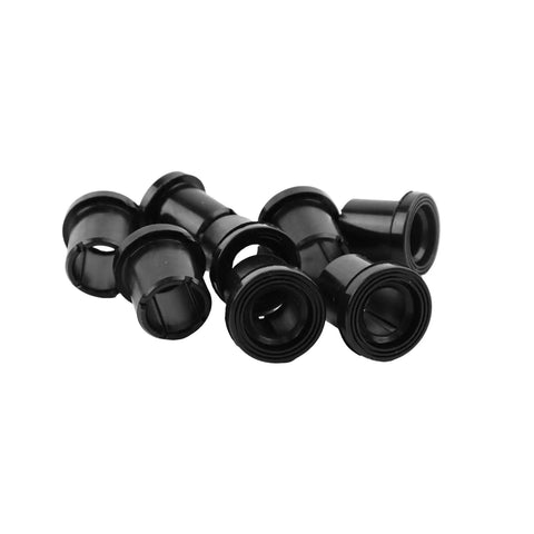 Heavy Duty Suspension Upper Lower A Arm Control Lever Flanged Sleeve Bushings Isolators Kit Eight Piece Replacement M158746 black bushings set