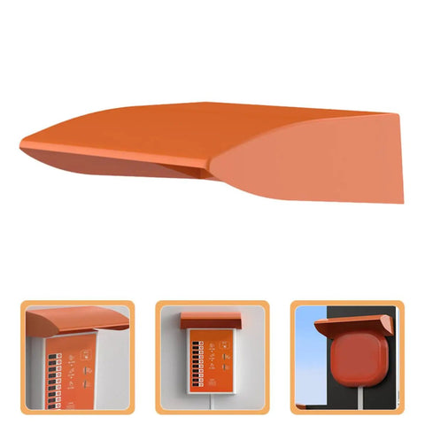 Heavy Duty EV Charger Protection Cover With Durable Plastic Rainproof Housing for Outdoor Electric Vehicle Chargers, angled view.